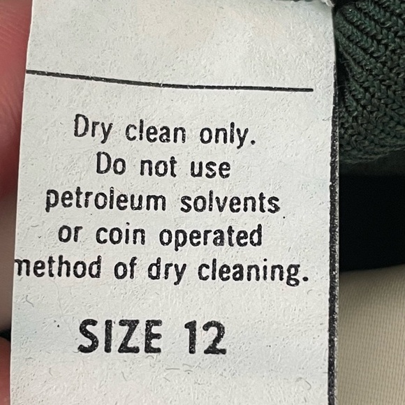 Vintage Button Down Shirt Dress Hunter Green Velour Velvet Lolita Goth - Picture 5 of 11